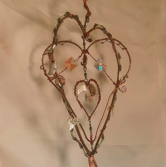 Hand Crafted Other - Hand Crafted Copper Spinning Hearts